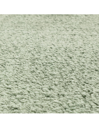 Tappeto shaggy Como Sage verde salvia, pelo lungo morbido e resistente, perfetto per un comfort elegante e facile da pulire in