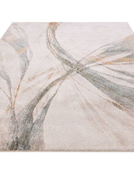 Tappeto pelo lungo Mirage Illusion Blue: design astratto, colori raffinati e comfort superiore per un ambiente moderno e accogl