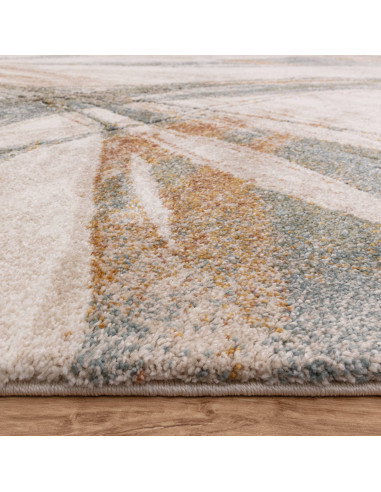Tappeto pelo lungo Mirage Illusion Blue: design astratto, colori raffinati e comfort superiore per un ambiente moderno e accogl