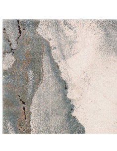 Tappeto pelo lungo Mirage Oasis Blue: design astratto, morbidezza e colori armoniosi per un tocco moderno e raffinato in ogni a