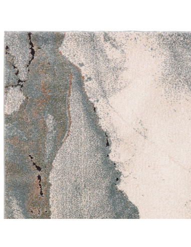 Tappeto pelo lungo Mirage Oasis Blue: design astratto, morbidezza e colori armoniosi per un tocco moderno e raffinato in ogni a