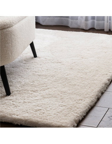 Tappeto pelo lungo Opulence Ivory: morbidezza, eleganza e comfort per ogni ambiente, facile da pulire e perfetto per uno stile