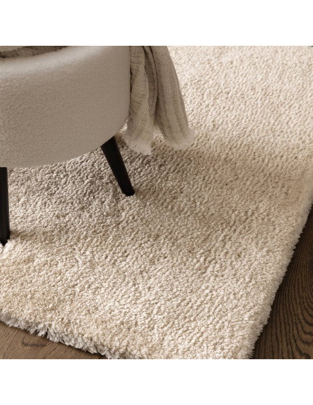 Tappeto shaggy Opulence Natural a pelo lungo, morbido e resistente, ideale per donare calore e stile naturale a ogni ambiente d