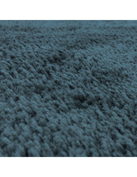 Tappeto shaggy Opulence Petrol a pelo lungo, morbido e resistente, ideale per un ambiente elegante e confortevole dal design mo