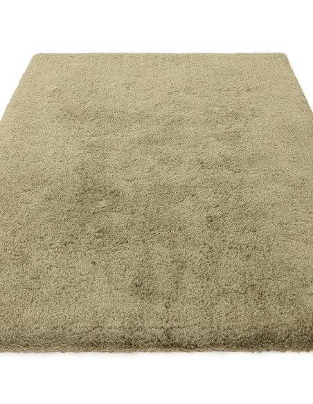 Tappeto shaggy Opulence Sage verde salvia, pelo lungo 4 cm, morbidezza e stile artigianale per un comfort unico in ogni ambient