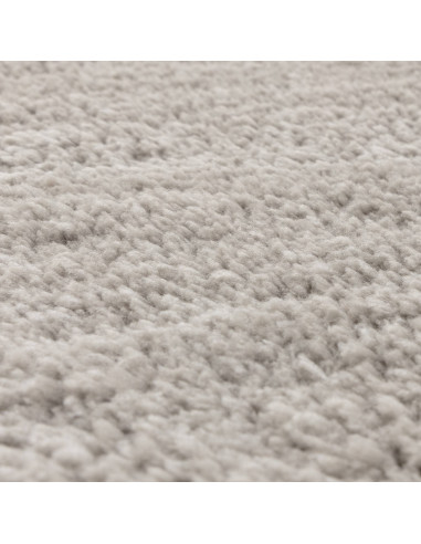 Experience ultimate comfort and modern elegance with the Opulence Silver shaggy rug, featuring plush softness and durable hand-