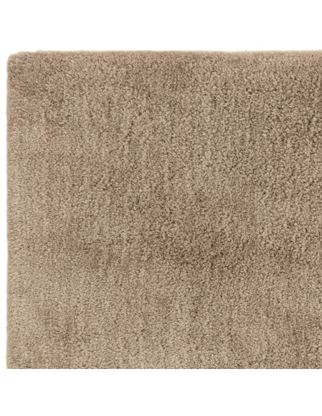 Experience luxurious softness and durability with the Opulence Taupe shaggy rug, perfect for adding warmth and style to any mod