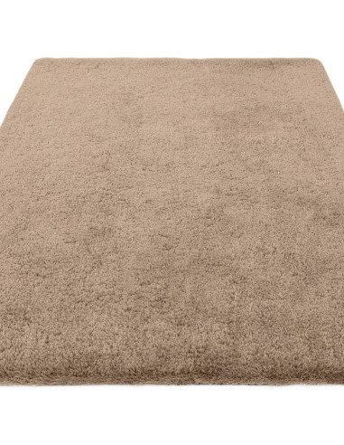 Tappeto Opulence Taupe: eleganza e comfort con pelo lungo, facile da pulire e resistente. Perfetto per ogni ambiente moderno e