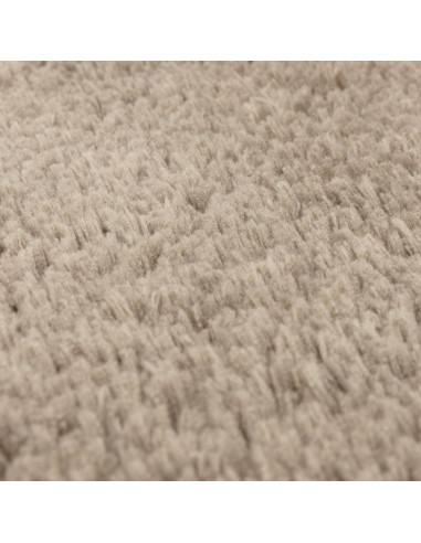 Experience luxurious softness and durability with the Opulence Taupe shaggy rug, perfect for adding warmth and style to any mod