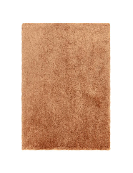 Experience luxurious softness with the Opulence Terra shaggy rug, featuring a warm terra tone and plush texture perfect for any