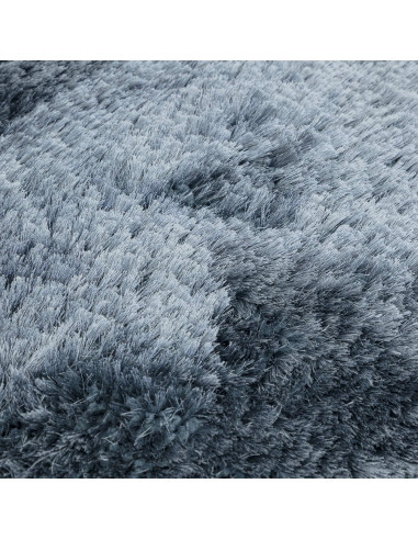 Add cozy elegance to any room with the Plush Airforce Blue shaggy rug—soft, durable, and perfect for stylish, comfortable livin