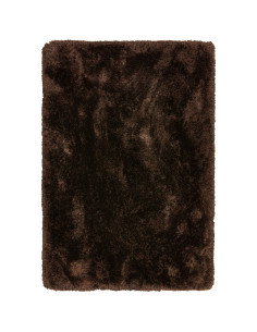 Tappeto shaggy Plush Dark Chocolate, morbido e resistente, dona calore e stile a ogni ambiente con il suo pelo lungo e design r