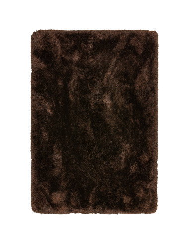 Tappeto shaggy Plush Dark Chocolate, morbido e resistente, dona calore e stile a ogni ambiente con il suo pelo lungo e design r
