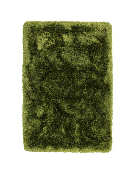 Tappeto shaggy Plush Green a pelo lungo, morbido e resistente, ideale per donare comfort e stile naturale a ogni ambiente moder