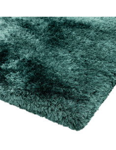 Tappeto shaggy Plush Petrol a pelo lungo, morbido e resistente, ideale per ambienti moderni. Eleganza e comfort in ogni passo. 2