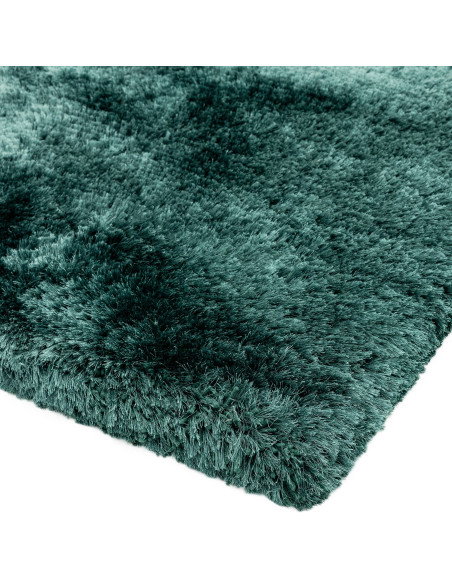Tappeto shaggy Plush Petrol a pelo lungo, morbido e resistente, ideale per ambienti moderni. Eleganza e comfort in ogni passo.