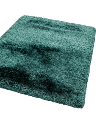 Tappeto shaggy Plush Petrol a pelo lungo, morbido e resistente, ideale per ambienti moderni. Eleganza e comfort in ogni passo.