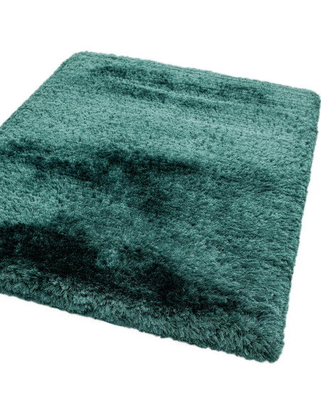 Tappeto shaggy Plush Petrol a pelo lungo, morbido e resistente, ideale per ambienti moderni. Eleganza e comfort in ogni passo.