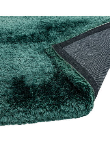 Tappeto shaggy Plush Petrol a pelo lungo, morbido e resistente, ideale per ambienti moderni. Eleganza e comfort in ogni passo.