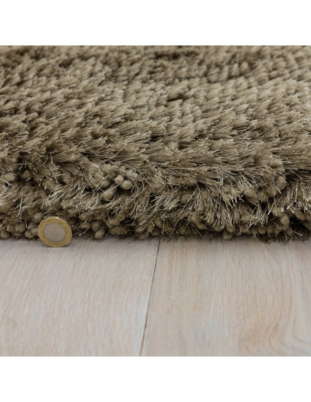 Add warmth and luxury to any room with the Plush Taupe shaggy rug—soft, durable, and perfect for stylish, cozy living spaces.