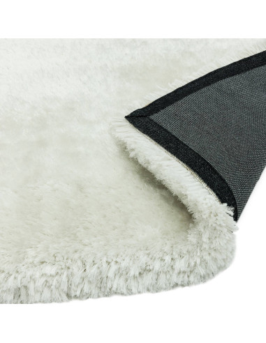Tappeto shaggy Plush White a pelo lungo, morbido e raffinato, ideale per ogni ambiente. Comfort, stile e facilità di manutenzio