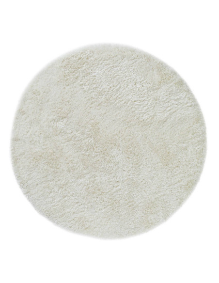 Tappeto shaggy Plush White a pelo lungo, morbido e raffinato, ideale per ogni ambiente. Comfort, stile e facilità di manutenzio