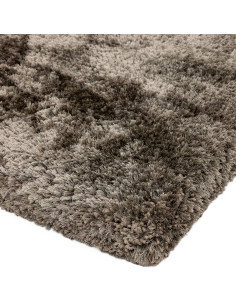 Tappeto shaggy Plush Zinc a pelo lungo, morbido e resistente, perfetto per un ambiente elegante e accogliente con design tinta 2