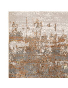 Tappeto Aurora AU01 Dune: design astratto, effetto seta e lucentezza per ambienti moderni eleganti, resistenti e facili da puli 2