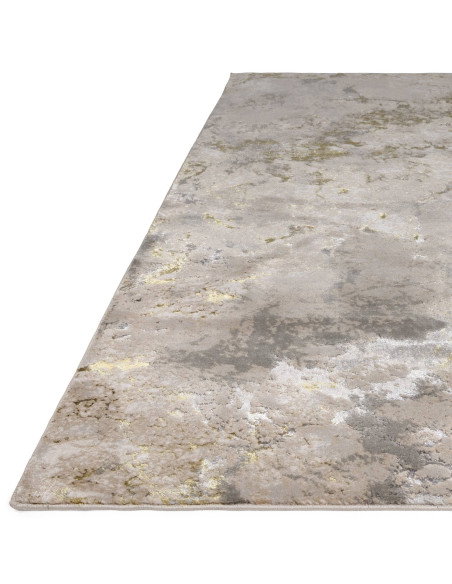 Tappeto Aurora AU04 Galaxy: design moderno elegante con effetto seta e superficie lucida, perfetto per ambienti raffinati e lum