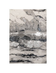 Tappeto Aurora AU05 Quartz: design astratto e materiali di qualità per un effetto seta luminoso, elegante e perfetto in ogni am