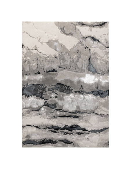 Elevate your space with the Aurora AU05 Quartz, a modern luxury rug featuring a stunning silk look and elegant lustre for lasti