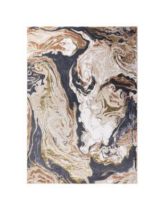 Tappeto Aurora AU08 Marble: design lucido e moderno, effetto seta raffinato, perfetto per ambienti eleganti e luminosi. Qualità
