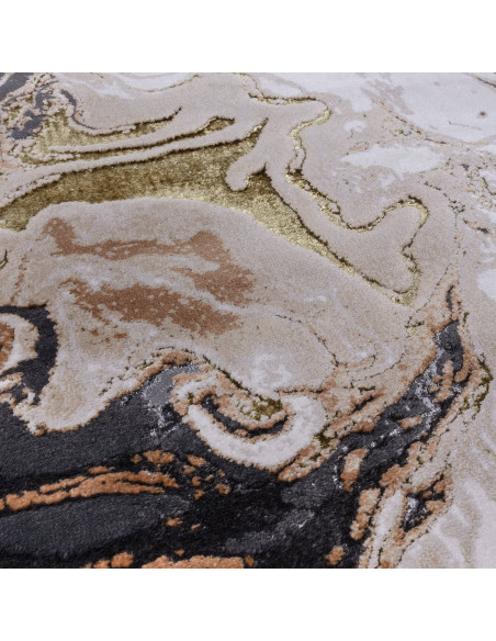 Tappeto Aurora AU08 Marble: design lucido e moderno, effetto seta raffinato, perfetto per ambienti eleganti e luminosi. Qualità
