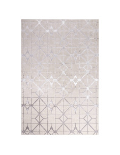 Elevate your space with the Aurora AU11 Lattice modern luxury rug, featuring a lustrous silk look and durable, easy-care design