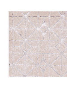 Tappeto Aurora AU11 Lattice: design moderno elegante con motivo geometrico e effetto seta luminoso, perfetto per valorizzare og 2