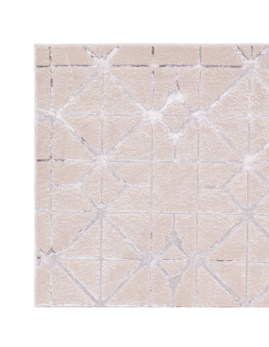 Elevate your space with the Aurora AU11 Lattice modern luxury rug, featuring a lustrous silk look and durable, easy-care design