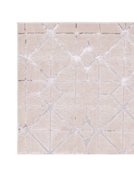 Elevate your space with the Aurora AU11 Lattice modern luxury rug, featuring a lustrous silk look and durable, easy-care design
