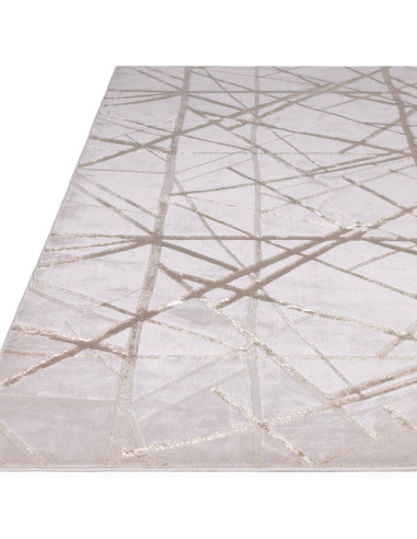 Tappeto moderno elegante Aurora AU13 Mica con effetto seta e design lucido, perfetto per ambienti raffinati e luminosi. Facile