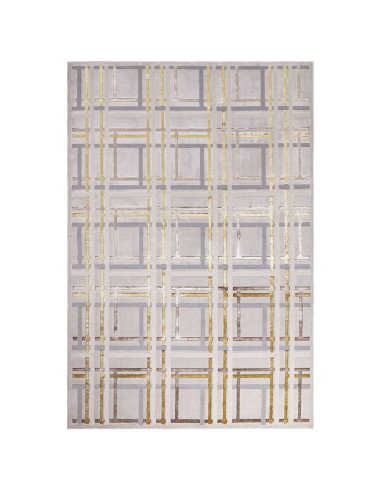 Discover the Aurora AU15 Elexus, a modern luxury rug with a silk look and geometric design that adds elegance and easy care to