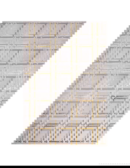 Discover the Aurora AU15 Elexus, a modern luxury rug with a silk look and geometric design that adds elegance and easy care to