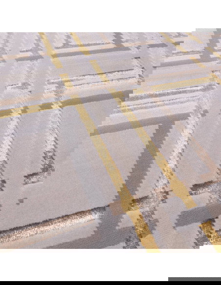 Discover the Aurora AU15 Elexus, a modern luxury rug with a silk look and geometric design that adds elegance and easy care to