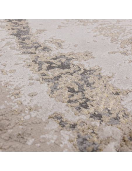 Tappeto Aurora Cliff AU24: design lucido e moderno con effetto marmorizzato, elegante e facile da pulire, perfetto per ogni amb