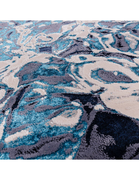 Tappeto Aurora Foam AU21: design moderno elegante con effetto seta e lucentezza raffinata, perfetto per ambienti sofisticati e