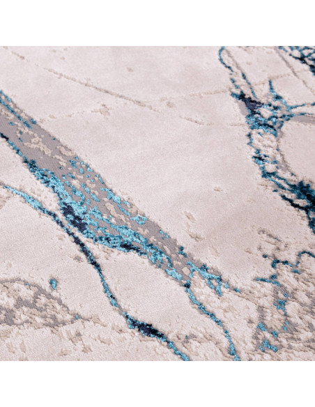 Discover the Aurora Quake AU22, a modern luxury rug with a stunning abstract design and lustrous finish, perfect for stylish, d
