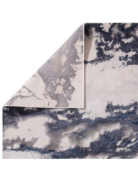 Elevate your space with the Aurora Storm AU20, a modern luxury rug featuring a stunning abstract design and the soft lustre of