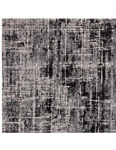 Tappeto Kuza Abstract Black: design moderno elegante con motivo astratto, materiali resistenti e facile manutenzione. Perfetto 2