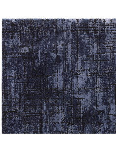 Tappeto Kuza Abstract Navy: design moderno elegante con motivo astratto e finitura lucida, perfetto per ambienti raffinati e co 2