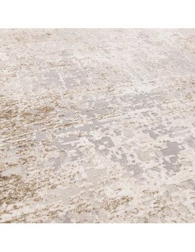 Discover the Kuza Border Beige rug, a modern luxury rug with a subtle silk look, offering durability, elegance, and easy mainte