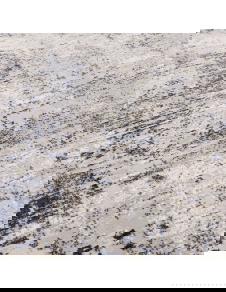 Tappeto Kuza Border Navy: design moderno elegante con effetto cornice, resistente e luminoso, perfetto per ambienti raffinati e