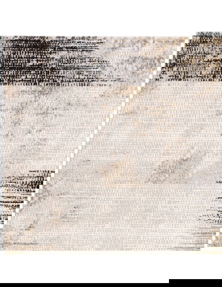 Tappeto Kuza Lines Beige: design moderno elegante con motivo astratto, effetto seta lucido e facile manutenzione per ambienti r